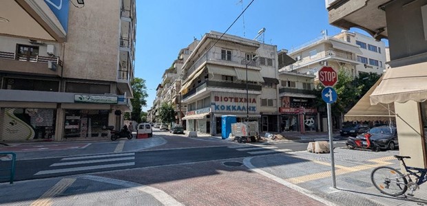 Νέες εργασίες σε τμήμα της οδού Παλαιστίνης